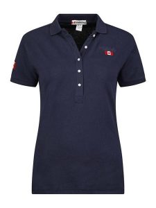 Canadian Peak Koszulka polo "Kellyeak" w kolorze granatowym rozmiar: S. Niebieskie bluzki Canadian Peak, s, bez wzorów, z bawełny, bez kołnierzyka, bez ramiączek. Za 83,42 zł.