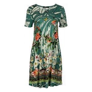 Desigual Sukienka Damska Eleonor M Zielony. Sukienki marki Desigual. W wyprzedaży za 255,00 zł.