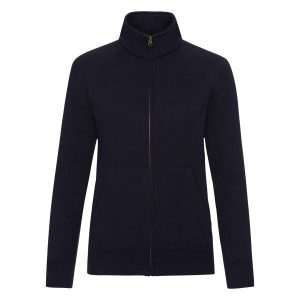 Kurtka Dresowa Premium Dla Pań I Panów. Niebieskie kurtki FRUIT OF THE LOOM, m, bez wzorów, z dresówki, bez kaptura. Za 124,99 zł.