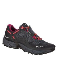 Salewa Buty turystyczne "Speed Beat GTX" w kolorze antracytowym rozmiar: 40. Czarne buty trekkingowe Salewa, z gore-texu, bez zapięcia. Za 394,38 zł.