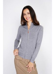 C& Jo Kardigan w kolorze szarym rozmiar: 42. Szare kardigany C& Jo, z kaszmiru. Za 122,96 zł.