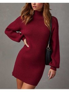 Milan Kiss Sukienka dzianinowa w kolorze czerwonym rozmiar: M. Czerwone sukienki Milan Kiss, na co dzień, m, bez wzorów, z dzianiny, bez kołnierzyka, bez ramiączek, mini, proste. Za 165,99 zł.