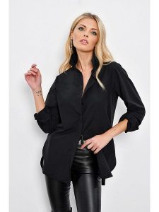 Cool and sexy Koszula w kolorze czarnym rozmiar: M. Czarne koszule Cool and sexy, m, bez wzorów, bez kołnierzyka, bez ramiączek. Za 68,45 zł.