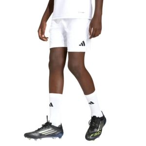 Spodenki sportowe piłkarskie Adidas Entrada 26. Białe spodenki sportowe ADIDAS, bez wzorów, z standardowym stanem, do piłki nożnej, climacool (adidas). Za 49,99 zł.