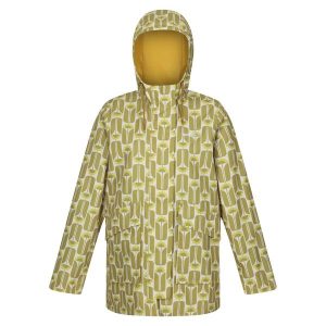 Damska Kurtka Orla Kiely Swing II Tall Flowers Waterproof Jacket. Żółte kurtki Regatta, xl, bez wzorów, bez kaptura. Za 190,99 zł.