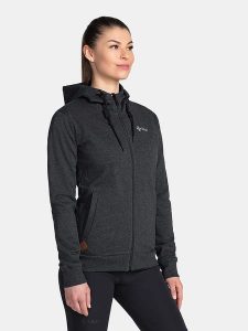 Kilpi Bluza "Bery" w kolorze antracytowym rozmiar: 44. Czarne bluzy Kilpi, z aplikacjami, z bawełny, bez kaptura. Za 208,99 zł.