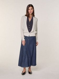 Rodier Wełniany kardigan w kolorze szarym rozmiar: L. Szare kardigany Rodier, z wełny. Za 339,99 zł.