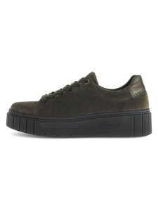 Gabor Skórzane sneakersy w kolorze khaki rozmiar: 40. Brązowe trampki Gabor, bez wzorów, bez zapięcia. Za 179,95 zł.