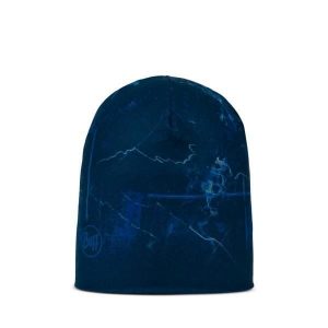 Czapka BUFF ECOSTRETCH BEANIE ONEY. Niebieskie czapki Buff, bez wzorów, sportowe. Za 119,90 zł.
