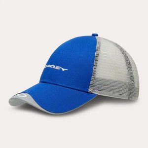 Czapka z daszkiem unisex Oakley CLASSIC TRUCKER niebieska FOS901343-670. Niebieskie czapki Oakley, bez wzorów, klasyczne. Za 119,54 zł.