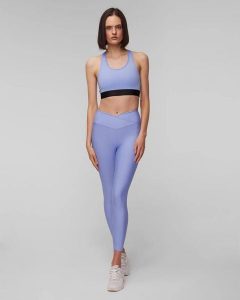Legginsy Casall Overlap High Waist Tights. Fioletowe legginsy Casall, bez wzorów, z podwyższonym stanem. Za 249,00 zł.