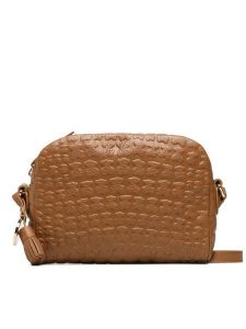 TOUS Torebka Bandolera Sherton 2000839143 Brązowy. Brązowe listonoszki Tous, bez wzorów, ze skóry, bez dodatków. Za 559,99 zł.