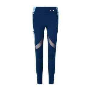 Legginsy sportowe damskie Oakley PURSUIT PRO TIGHT FOA500565-6LE. Niebieskie legginsy Oakley, bez wzorów, z tkaniny. Za 321,75 zł.