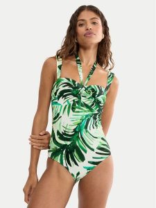 Triumph Strój kąpielowy Summer Palm 10226609 Zielony. Zielone stroje jednoczęściowe Triumph, bez wzorów, z syntetyku. Za 369,99 zł.