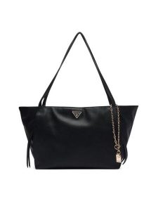 Guess Torebka Devon HWBG97 45230 Czarny. Czarne shopper bag Guess, z aplikacjami, ze skóry, bez dodatków. Za 634,99 zł.