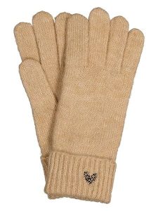 Pieces Rękawiczki w kolorze beżowym rozmiar: onesize. Brązowe rękawiczki Pieces, bez wzorów, z materiału. Za 61,31 zł.