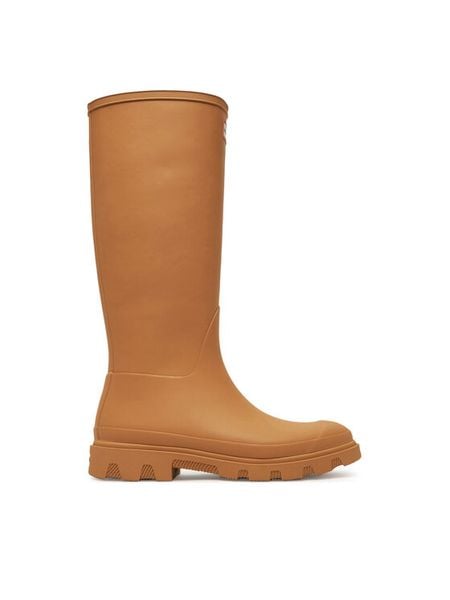 Hunter Kalosze Downpour Tall HFRW0001251 Brązowy. Brązowe kalosze Hunter, bez wzorów, z gumy. Za 254,99 zł.