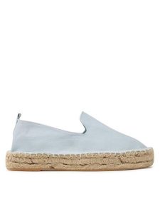 Jenny Fairy Espadryle H050721-01 Błękitny. Niebieskie espadryle Jenny Fairy, bez wzorów, z materiału, bez obcasa. Za 119,99 zł.