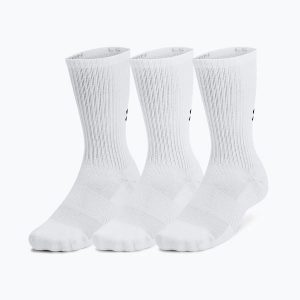 Skarpety Under Armour Training Cotton Crew 3. Białe skarpetki Under Armour, bez wzorów. Za 94,21 zł.