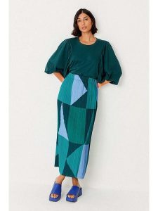 SKFK Spódnica "Sira" w kolorze morskim rozmiar: 36. Niebieskie spódnice SKFK, na co dzień, bez wzorów, maxi. Za 304,99 zł.