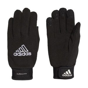 Rękawice adidas Fieldplayer. Białe rękawiczki ADIDAS, bez wzorów, z bawełny. Za 69,00 zł.