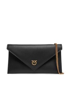 PINKO Torebka Flat Purse Mini AI 25-26 PCPL 105347 A0F1 Czarny. Czarne torebki klasyczne Pinko, bez wzorów, ze skóry, bez dodatków. Za 699,99 zł.