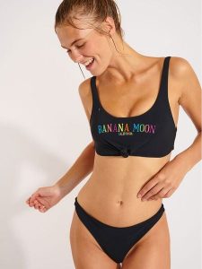 Banana Moon Dół od bikini Naida Colormoon LSE01 Czarny. Czarne bikini Banana Moon, bez wzorów, z syntetyku. Za 89,99 zł.