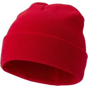 Czapka Irwin. Czerwone czapki BULLET, bez wzorów, sportowe. Za 27,99 zł.