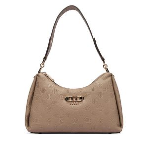 Torebka Guess. Brązowe torebki klasyczne Guess, z aplikacjami, bez dodatków. Za 659,99 zł.