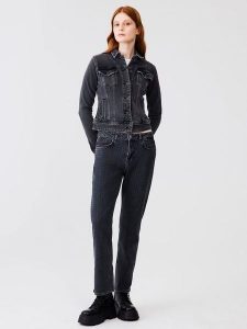 LTB Dżinsy - Tapered fit - w kolorze czarnym rozmiar: W33. Czarne jeansy LTB, bez wzorów. Za 149,31 zł.