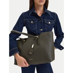 Torebka GINO ROSSI. Brązowe shopper bag Gino Rossi, bez wzorów, bez dodatków. Za 259,99 zł.