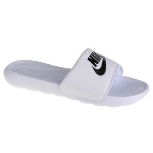 Klapki Nike Victori One Slide CN9677-100 białe. Białe klapki bez wzorów, bez obcasa. Za 233,24 zł.