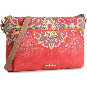 Torebka DESIGUAL - 18WAXPD6 7008. Czerwone torebki klasyczne marki Desigual, ze skóry ekologicznej. Za 199,90 zł.