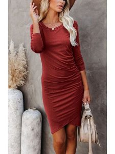 LA Angels Sukienka w kolorze jasnobrązowym rozmiar: XL. Brązowe sukienki LA Angels, xl, bez wzorów, z wiskozy, bez kołnierzyka, bez ramiączek, midi. Za 126,99 zł.