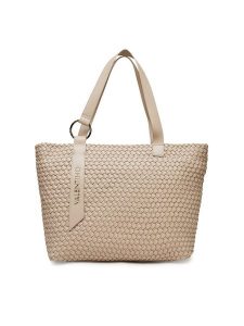 Valentino Torebka Shantel VBS8Y601 Écru. Shopper bag Valentino, bez wzorów, ze skóry, bez dodatków. Za 509,99 zł.