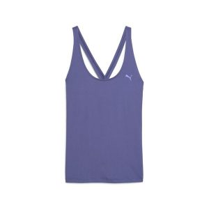 Damska luźna koszulka bez rękawów MOVE CLOUDSPUN PUMA Blue Crystal. Niebieskie koszulki sportowe Puma, bez wzorów, bez ramiączek. W wyprzedaży za 99,00 zł.