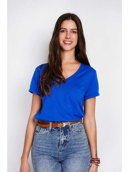 William de Faye Koszulka w kolorze niebieskim rozmiar: 42. Niebieskie bluzki William de Faye, bez wzorów, klasyczne, bez kołnierzyka, bez ramiączek. Za 61,46 zł.