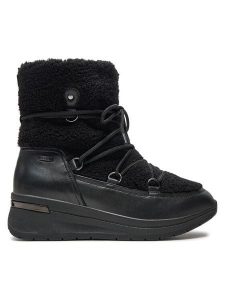 Caprice Śniegowce 9-26222-43 Czarny. Czarne buty zimowe Caprice, z materiału, bez obcasa, bez zapięcia. Za 519,99 zł.