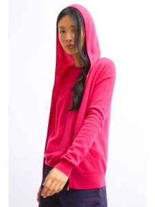 AUTHENTIC CASHMERE Kaszmirowy kardigan "Colombis" w kolorze różowym rozmiar: L. Różowe kardigany AUTHENTIC CASHMERE, z kaszmiru. Za 410,94 zł.