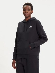 Under Armour Bluza Essential 1373033 Czarny Relaxed Fit. Czarne bluzy Under Armour, xl, bez wzorów, z bawełny, bez kaptura. Za 329,99 zł.