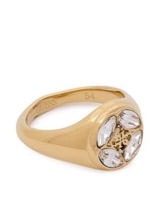 Guess Pierścionek JUBR06 400JW Złoty. Żółte pierścionki Guess, ze stali. Za 249,99 zł.