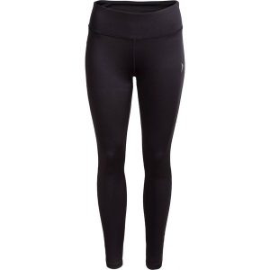 Legginsy treningowe damskie SPDF600 - czarny - Outhorn. Czarne legginsy marki Outhorn, z materiału. W wyprzedaży za 49,99 zł.