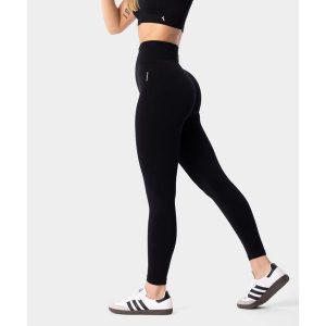Legginsy bezszwowe damskie Simply Seamless Carpatree. Czarne legginsy Carpatree, bez wzorów. Za 129,99 zł.