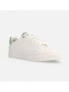 Lee Sneakersy "Maddy" w kolorze biało-zielonym rozmiar: 40. Białe trampki Lee, bez wzorów, bez zapięcia. Za 117,99 zł.