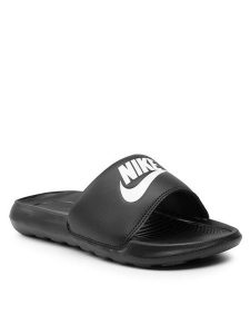 Nike Klapki Victori One Slide CN9677 005 Czarny. Czarne kalosze Nike, bez wzorów, ze skóry. Za 139,00 zł.