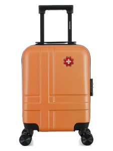 SWISS KOPPER Walizka "Uster" w kolorze pomarańczowym - 32 x 46 x 20 cm rozmiar: onesize. Pomarańczowe walizki SWISS KOPPER, bez wzorów, z materiału. Za 108,99 zł.