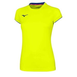 Jersey mizuno femme Core. Niebieskie koszulki sportowe Mizuno, bez wzorów, z jersey, bez ramiączek, do biegania. Za 137,50 zł.