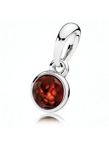 Pandora Srebrna zawieszka z kryształem rozmiar: onesize. Brązowe zawieszki Pandora, z kryształem, srebrne. Za 129,95 zł.