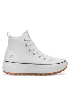 Fila Trampki BLOCKSTER FFW0503-10004 Biały. Białe trampki Fila, bez wzorów, z materiału, bez zapięcia. Za 279,99 zł.
