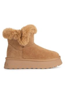 Badura Śniegowce WFA3080-3 Brązowy. Brązowe buty zimowe Badura, ze skóry, bez obcasa, bez zapięcia. Za 279,99 zł.